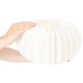 Pappersdekorationsboll, modern pumpadekoration, bikakepapper, 34 cm, 2 stycken | Floristik24.se