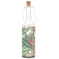 Dekorativ LED-flaska med flamingomotiv 37,5 cm varmvit 2 st | Floristik24.se
