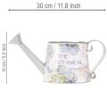 Dekorativ vattenkanna hortensia metall vintageblommor 30x11x14,5cm | Floristik24.se