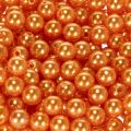 Dekorativa orange pärlor, 8 mm, 250 stycken | Floristik24.se