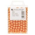 Dekorativa orange pärlor, 8 mm, 250 stycken | Floristik24.se
