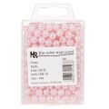 Dekorativa pärlor Ø8mm Rosa 250 st | Floristik24.se