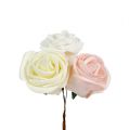Floristik24 Deco rosa vit, grädde, rosa mix Ø6cm 24st