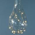 Floristik24 LED-lampa dekorativ glödlampa varmvit 20cm
