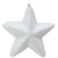 Floristik24 Dekorativ stjärna vit att hänga 20 cm
