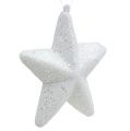 Floristik24 Dekorativ stjärna vit att hänga 20 cm
