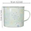 Dekorativ mugg, kruka, mandala, emaljerad, Ø13cm H12cm | Floristik24.se