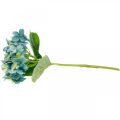 Floristik24 Dekorativ hortensia blå konstgjord blomma Konstgjord trädgårdsblomma H35cm
