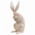 Floristik24 Deco kanin sittande deco figurer kanin par H37cm 2st