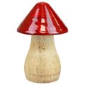 Floristik24 Dekorativa svampar träsvampar rödglans höstdekoration H6/8/10cm set om 3