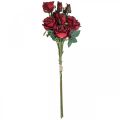 Floristik24 Deco rosor röda konstgjorda rosor sidenblommor 50cm 3st