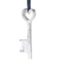 Floristik24 Dekorativ nyckel silver dekorativ hängare metall 6x11cm 3st
