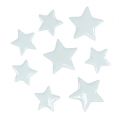 Floristik24 Deco stjärnor att strö vit 4-5cm 72p
