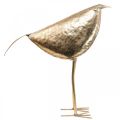 Floristik24 Deco fågel Deco figur fågel guld metall dekoration 41×13×42cm
