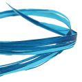 Floristik24 Deco raffia tvåfärgad blå 200m