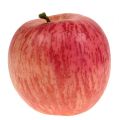 Floristik24 Dekorativa frukter dekorativa äpple rödorange Ø9cm 4st