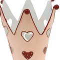 Floristik24 Dekorativ krona, metalllykta, planter för Alla hjärtans dag, metalldekoration med hjärta