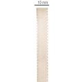 Smalt beige presentband, fint band för förpackning, 10 mm brett, 50 m långt | Floristik24.se