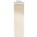 Dekorativt band satinbeige taftband 25mm 50m | Floristik24.se