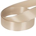 Dekorativt band satinbeige taftband 25mm 50m | Floristik24.se