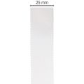 Dekorativt taftband, vitt, 25 mm brett, 50 m långt | Floristik24.se