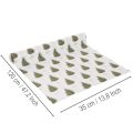 Juldekorationstyg, säljs metervara, 120 cm brett, 2 stycken | Floristik24.se