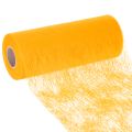Floristik24 Bordlöpare i non-woven-tyg, gul, 23 cm, modern bordsdekorationsrulle