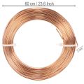 Aluminiumtrådsrulle för hantverk och blomsterdekorationer, 60 m, 500 g | Floristik24.se
