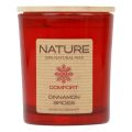 Floristik24 Doftljus i glas naturligt vaxljus Cinnamon Spices 85×70mm
