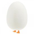 Floristik24 Dekorativt ägg med ben Påskäggkräm Rolig påskdekoration H13cm 4st