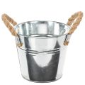 Floristik24 Hink med rephandtag Ø14cm H12cm