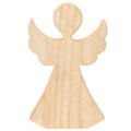 Dekorativ träängelfigur av ljust naturträ, juldekoration, 30 cm | Floristik24.se
