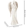 Ängelfigur stående och bedjande, dekoration, 36 cm | Floristik24.se