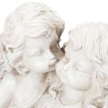 Ängeldekoration Barn Ängelpar med Hjärtskulptur 24cm | Floristik24.se