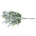 Floristik24 Konstgjord eukalyptus gren insnöad deco gren eukalyptus jul 48cm