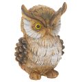 Floristik24 Ugglefigur, liten sittande uggla, dekoration, 11 cm