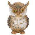 Ugglefigur, liten sittande uggla, dekoration, 11 cm | Floristik24.se