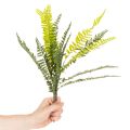 Konstgjord ormbunkegren, konstgjord grön växt för dekoration, 45 cm | Floristik24.se