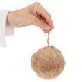 Dekorativ pom-pom-bollprydnad för julgranar, 10 cm | Floristik24.se