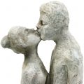 Floristik24 Dekorativ figur kyssande par stengjuten 40cm