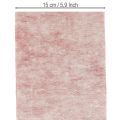 Filtband, 100 % ull, tvåfärgat, som grytlapp, filtband vitt/rött, 15 cm x 5 m | Floristik24.se