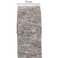 Filttejp, krukrem, 100 % ull, grå/svart, 7,5 cm bred, 5 m lång | Floristik24.se