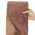Tvåfärgad filttejp av ullfilt, 100 % ull, lila/brun, 15 cm x 5 m | Floristik24.se