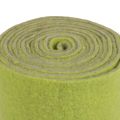 Floristik24 Filtband ullband filtrulle dekorativt band grönt grått 15cm 5m