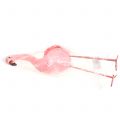 Floristik24 Dekorativ flamingo med fjädrar rosa H45cm