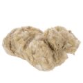 Floristik24 Naturlig beige fårull, lös, för pyssel och dekoration, 250 g