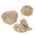 Naturlig beige fårull, lös, för pyssel och dekoration, 250 g | Floristik24.se