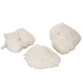 Lös fårull, naturlig ull, vitmelerad, mångsidig, 250 g | Floristik24.se