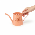 Dekorativa vattenkannor i metall, orange maskrosdesign, värmeljushållare, 12 cm, 2 stycken | Floristik24.se