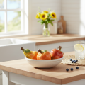 Konstgjord fruktset Äpple Päron Dekorativt Höst 12cm 3st | Floristik24.se